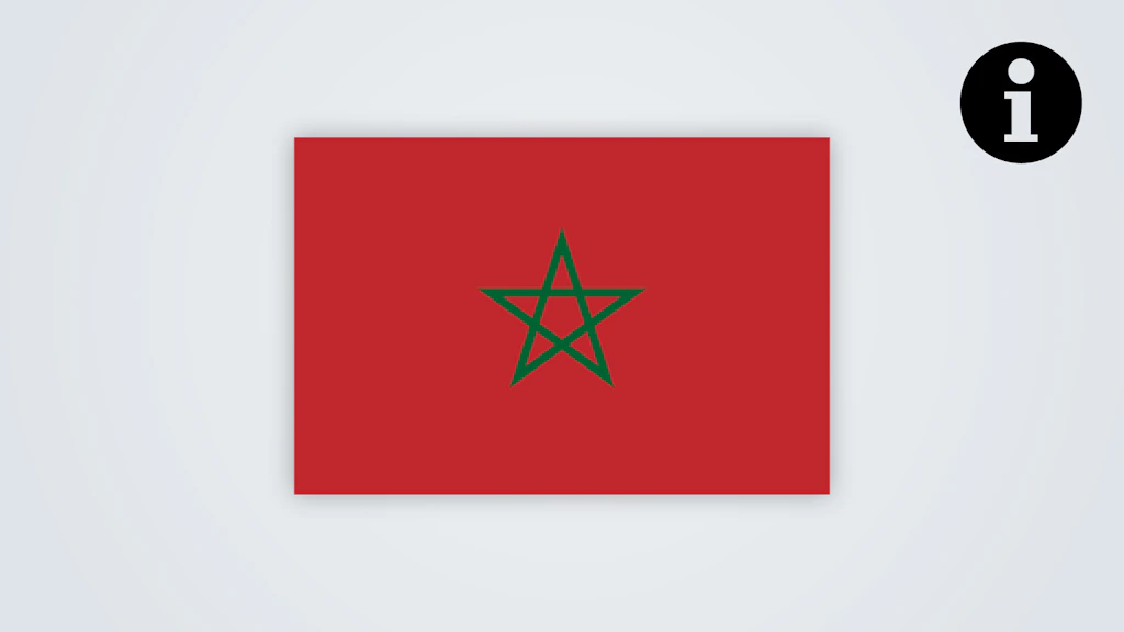 Flagge von Marokko